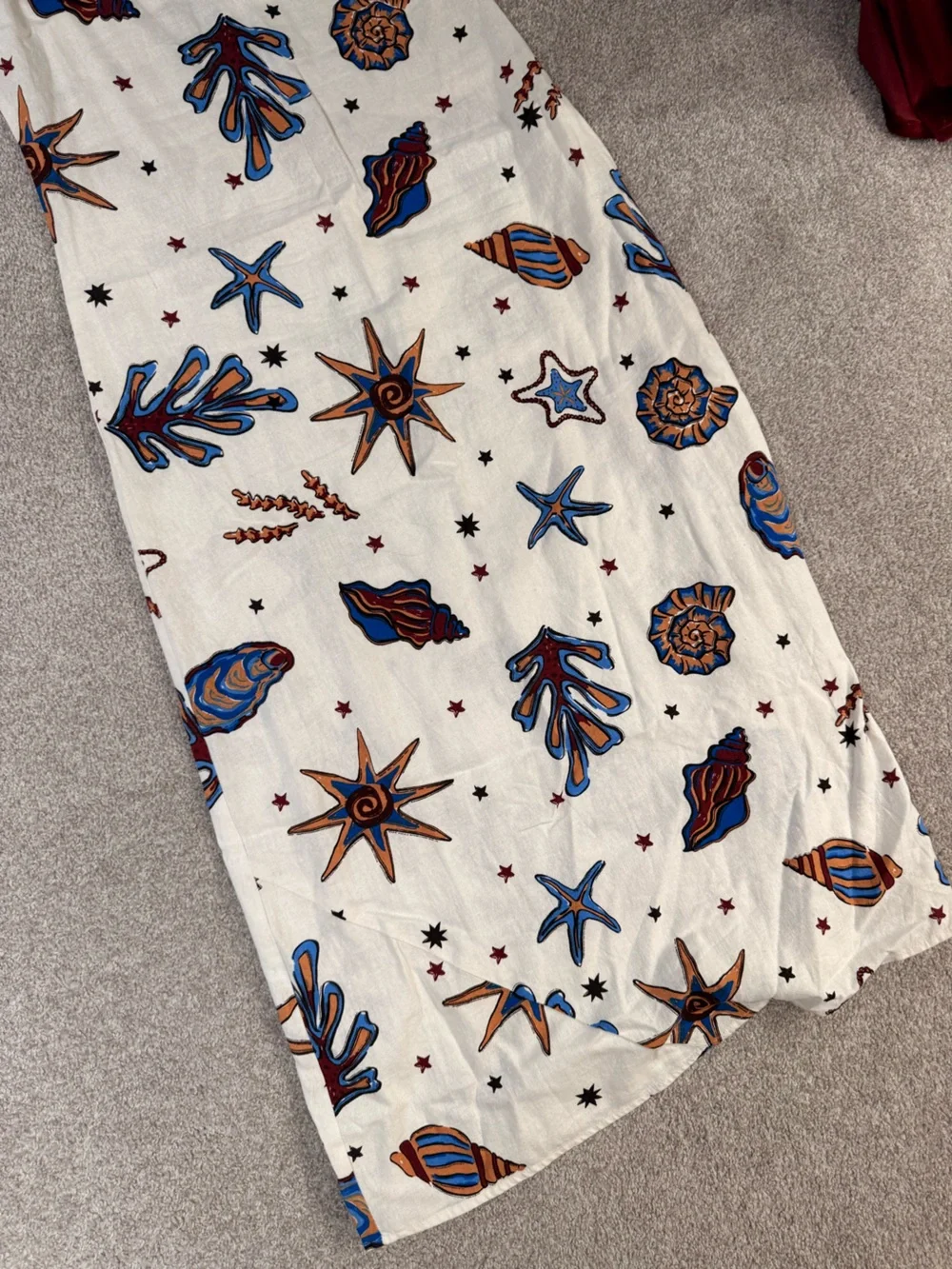 One Shoulder Coastal Maxi Dress - Picture 3 of 5